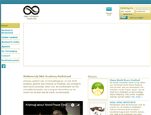 Tablet Screenshot of onenessnederland.nl